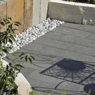 płytki wapienne tandur na podłogę w kolorze szarym na taras i elewację 3